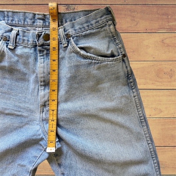 Free Shipping! Vintage Wrangler Denim Blue Jeans - Picture 7 of 8